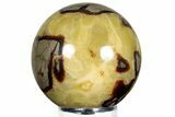 Polished Septarian Sphere - Madagascar #230389-1